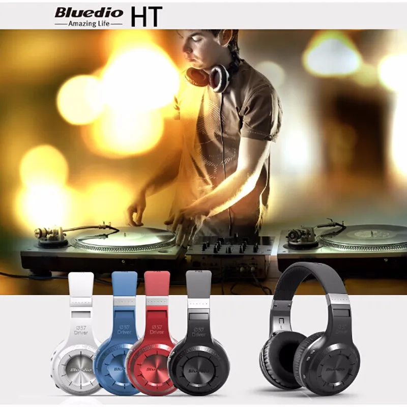 Беспроводные стереонаушники Bluedio Turbine Hurricane H Bluetooth 4,1