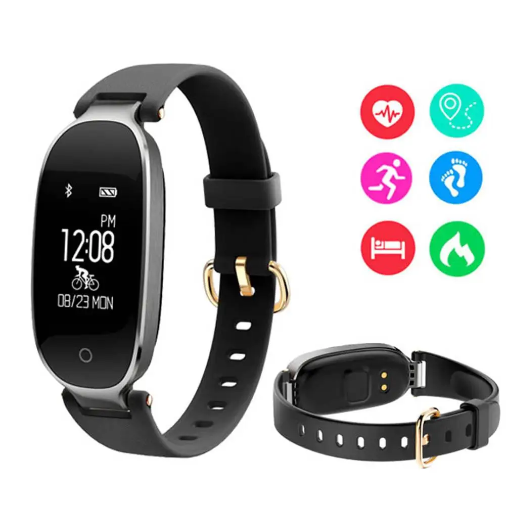 

LinTimes Multifunction Waterproof Fitness Tracker Smart Bracelet Watch Heart Rate Monitor Wristband