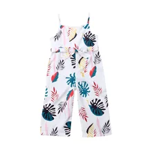 Детский комбинезон для маленьких девочек; комбинезон принцессы без рукавов; цветочное на лямках; комбинезон с бантом