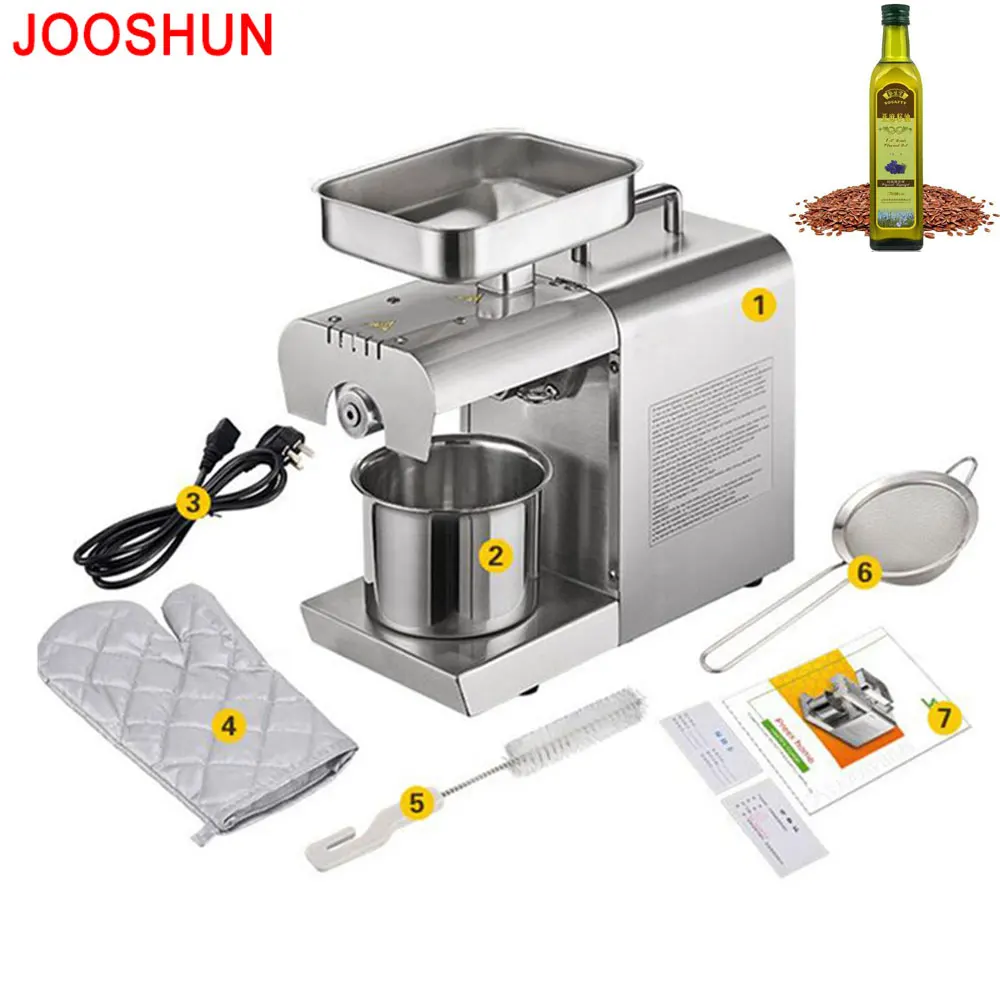 Buy 1 Set Edible Oil Press Machine Automatic Stainless