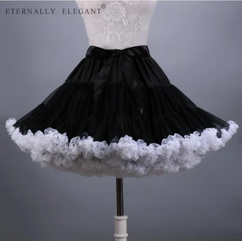 Gran oferta 2018, enagua de tul colorida para chicas, falda interior Lolita, falda de tul EE807
