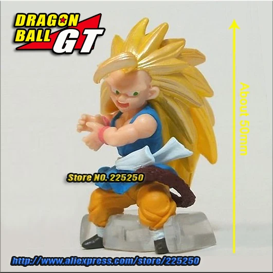 Японский аниме «драгонболл» Жемчуг дракона GT Оригинальные BANDAI Gashapon ПВХ игрушечные лошадки рисунок HG GT 2 Сон Гоку Супер Saiyan