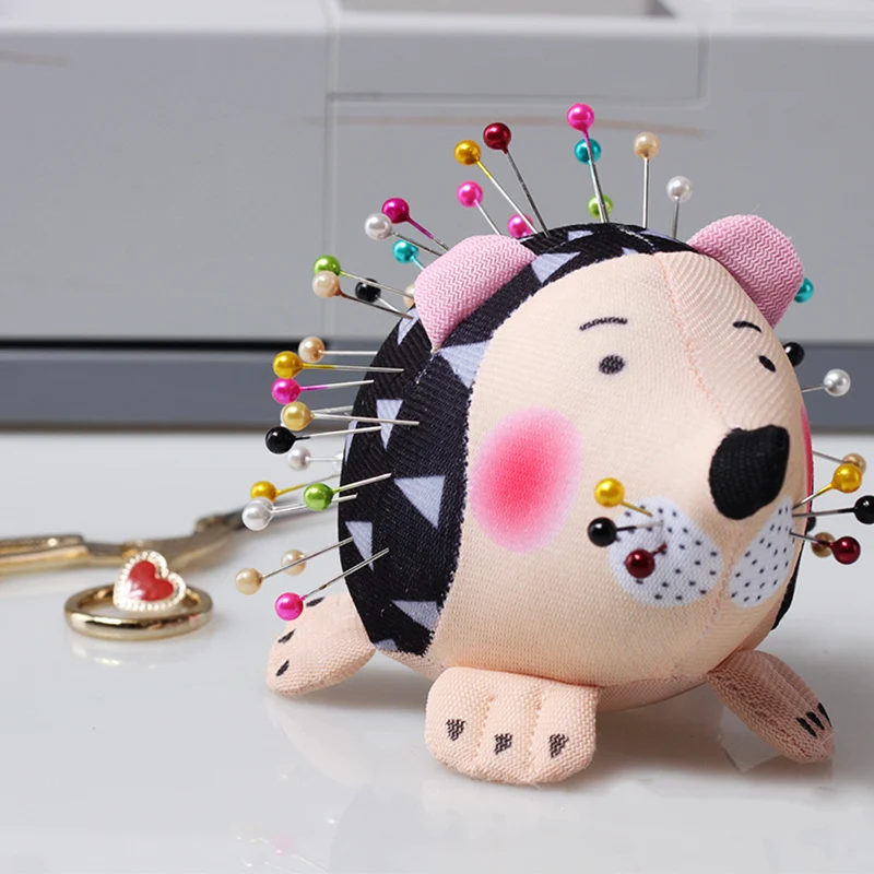 

Cute Hedgehog Creative Needles Insert DIY Handmade Pins Cushion Practical Handcraft Sewing Tool Needle Pincushions