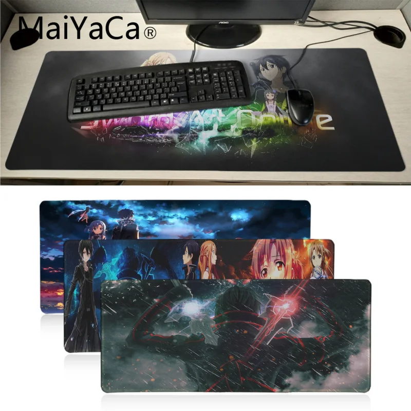 Maiyaca Аниме САО меч асуны искусство онлайн мышь настольная коврик для мыши игровая