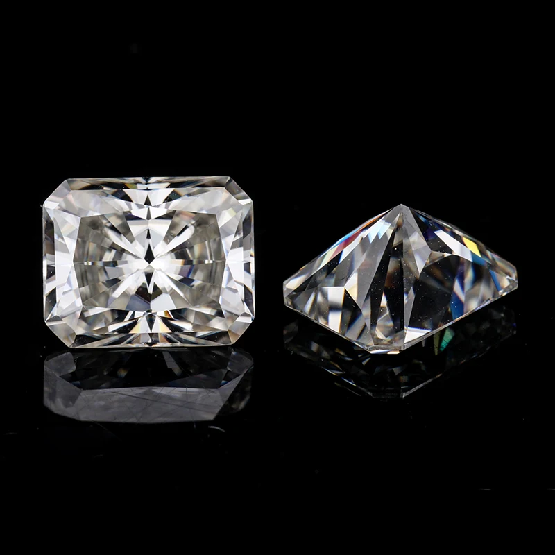 Цвет GH Moissanite 7*5 мм Сияющий срез свободные драгоценные камни для изготовления