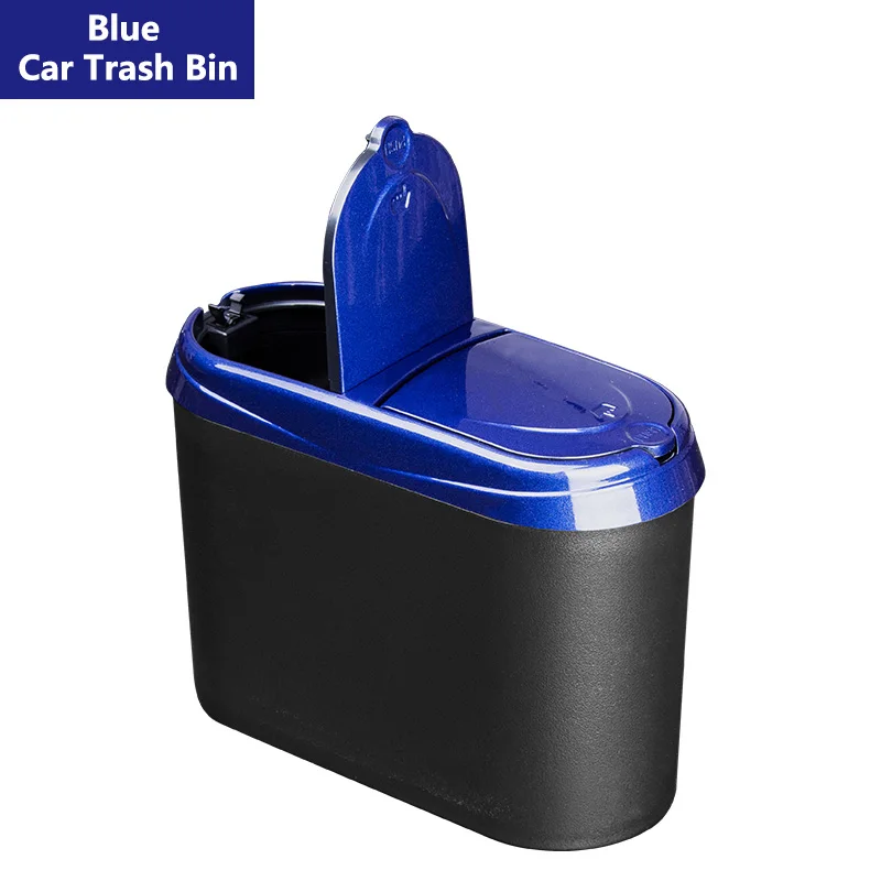 blue Car Trash Bin