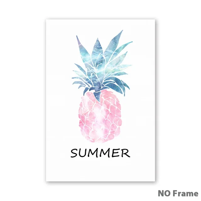 Watercolor-Watermelon-Pineapple-Cactus-Ice-Cream-Canvas-Painting-Posters-And-Prints-Living-Room-Wall-Art-Picture.jpg_640x640