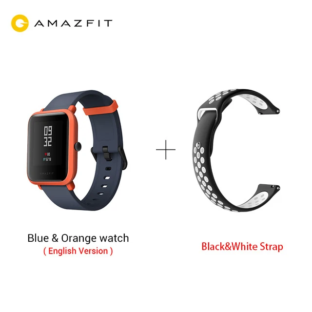 Huami Amazfit Bip Смарт часы Молодежная версия Pace Lite Bluetooth 4,0 gps Пульс 45 дней батарея IP68 - Цвет: orange add 2