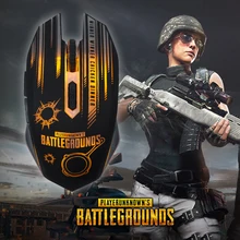 PUBG Проводная игровая мышь 3500 dpi Регулируемая 6 кнопок кабель USB светодиодный оптический геймер мышь для ПК Компьютерная мышь для лэптопа