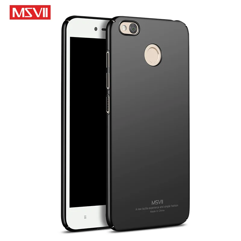 Original-MSVII-Coque-For-Xiaomi-Redmi-4X-Case-Hard-Frosted-PC-Back-Cover-360-Full-Protection