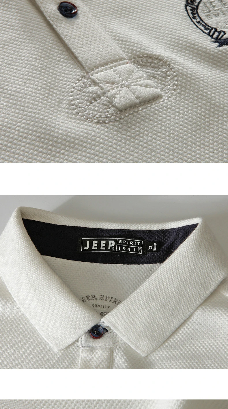 JEEP SPIRIT летние поло мужские хлопковые рубашки-поло para hombre однотонные дышащие поло de marca Топы И Футболки Повседневная Военная рубашка m-xxxl