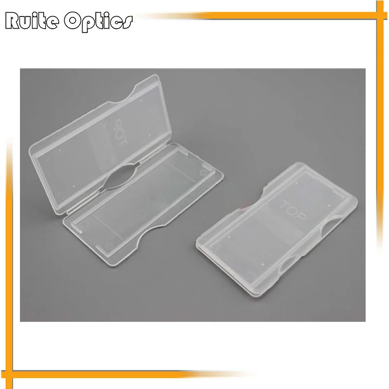 20PCS Portable Lab ABS Plastic Microscope Slides Holder Dispenser Box