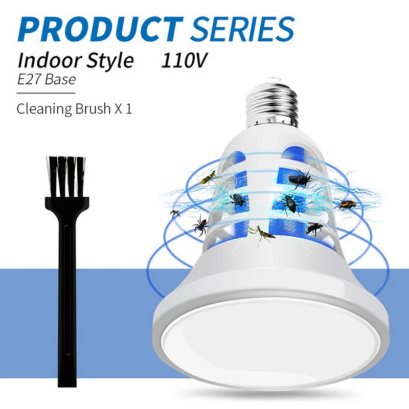 E27-110V 110/220 V E26/E27/USB Управление вредителей лампы светодиодный Grow Light лампы против насекомых растения растут свет лампы для дома и улицы - Цвет: E27-110V