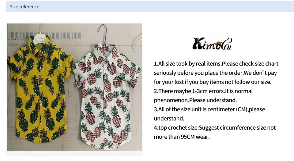 Kimocat/Модная рубашка с принтом ананаса для мальчиков топы с длинными рукавами для мальчиков, хлопковые рубашки, блузки, дышащая детская рубашка для малышей