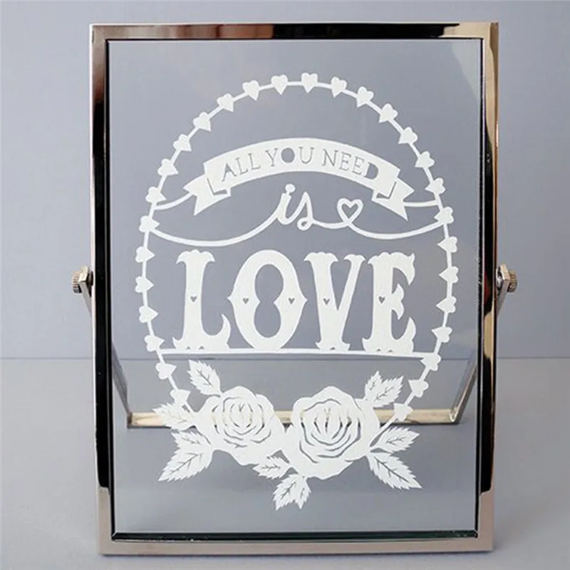 

Naifumodo Papercut All You Need Is Love Dies Floral Wreath Metal Cutting Dies Scrapbook Paper Craft Handmade Card Album Punch