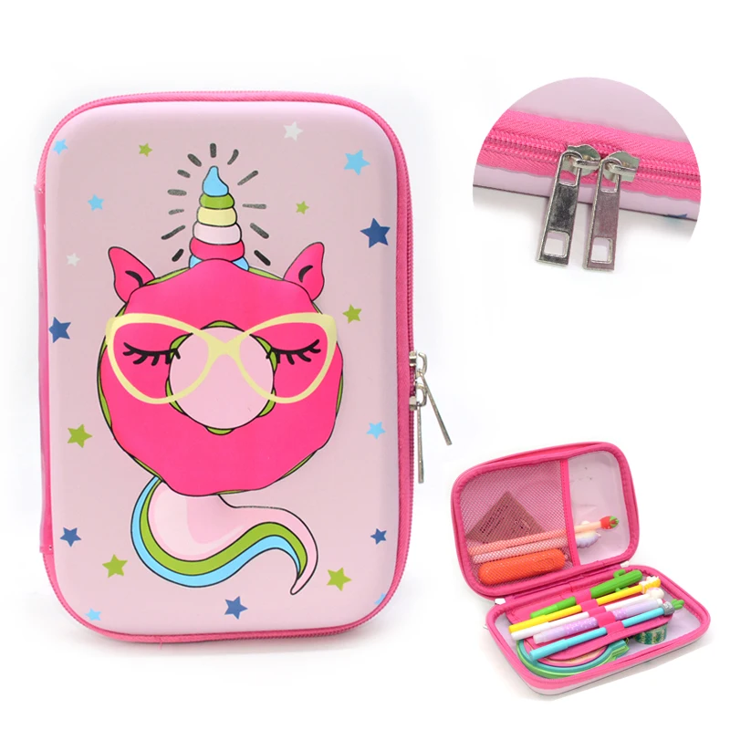

Pencil Case Unicorn Animal Etui Pennen Estojo Escola Kalemlik Trousse Scolaire Stylo Kalem Kutusu Box Space Cartoon Kawaii