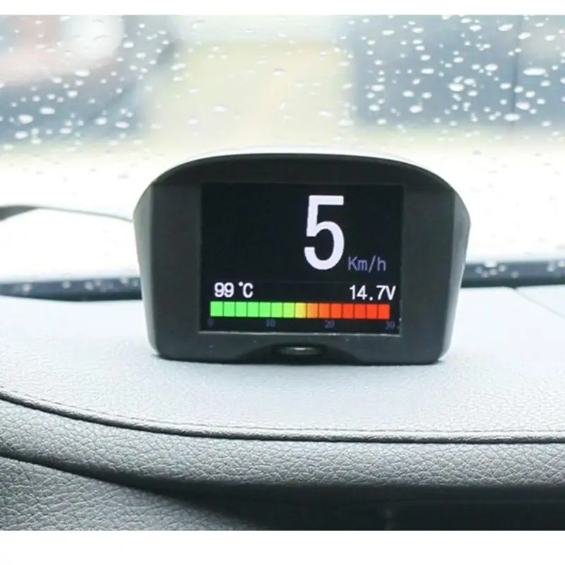 Многофункциональный X50 плюс автомобильный OBD HUD Дисплей Система Предупреждение о превышении скорости проектор лобовое стекло авто цифровое напряжение