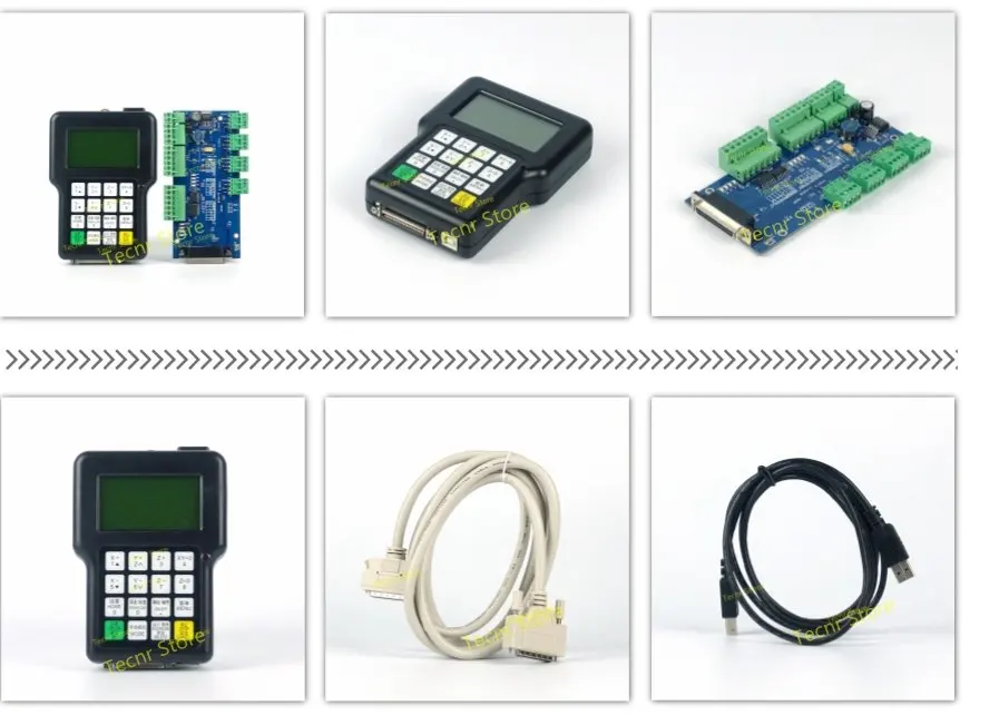 TECNR DSP 0501 3 оси контрольная карта системы для гравировальный станок с ЧПУ Ручка дистанционного английская версия HKNC 0501HDDC