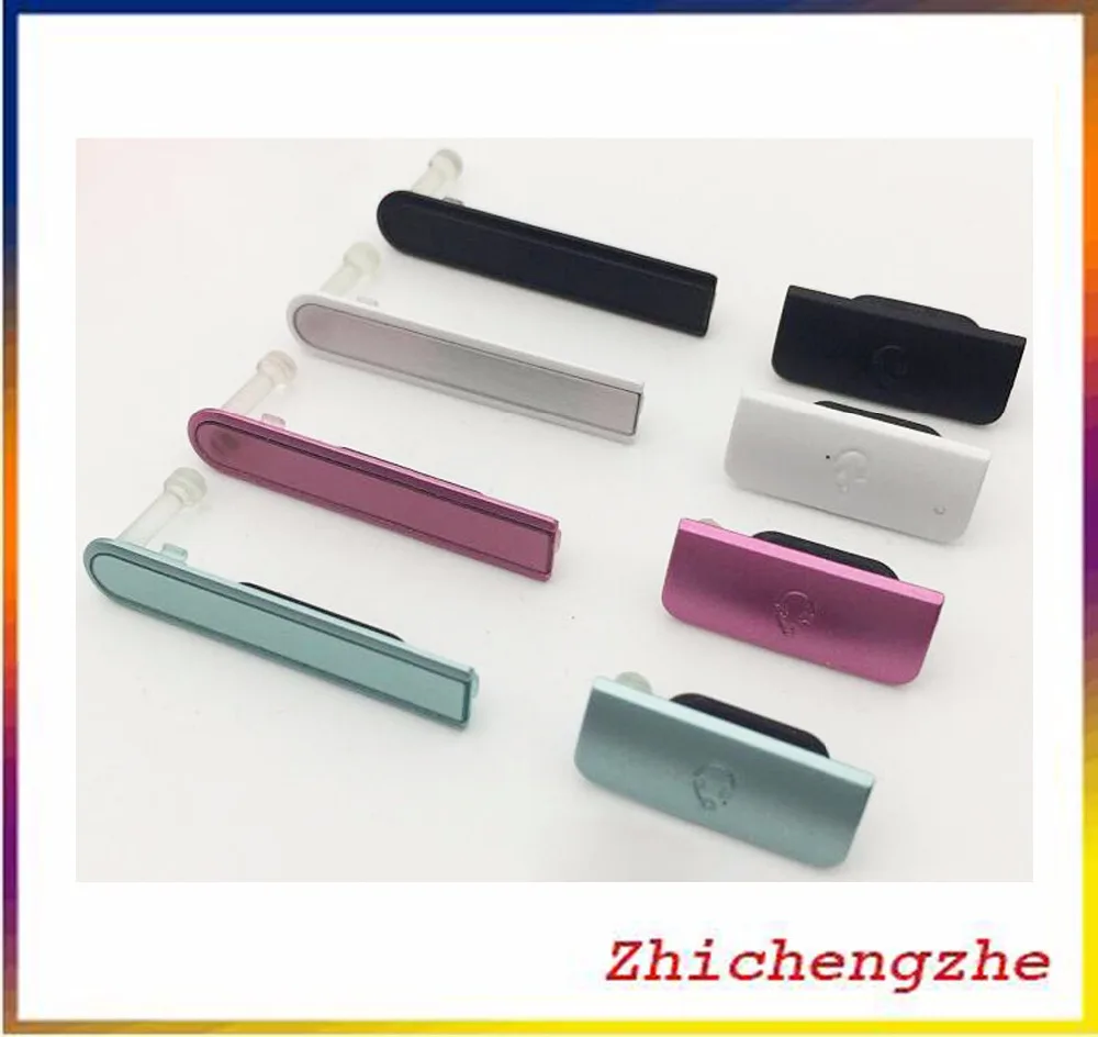 

Original New USB Charging Port Dust Plug Cover+ headset Port Slot Cover for Sony Xperia M36H XPERIA ZR