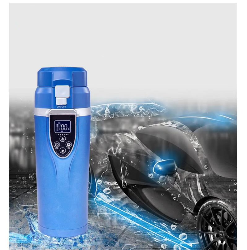 12V Portable 350ml Car Auto Heating Cup Adjustable Temperature Car