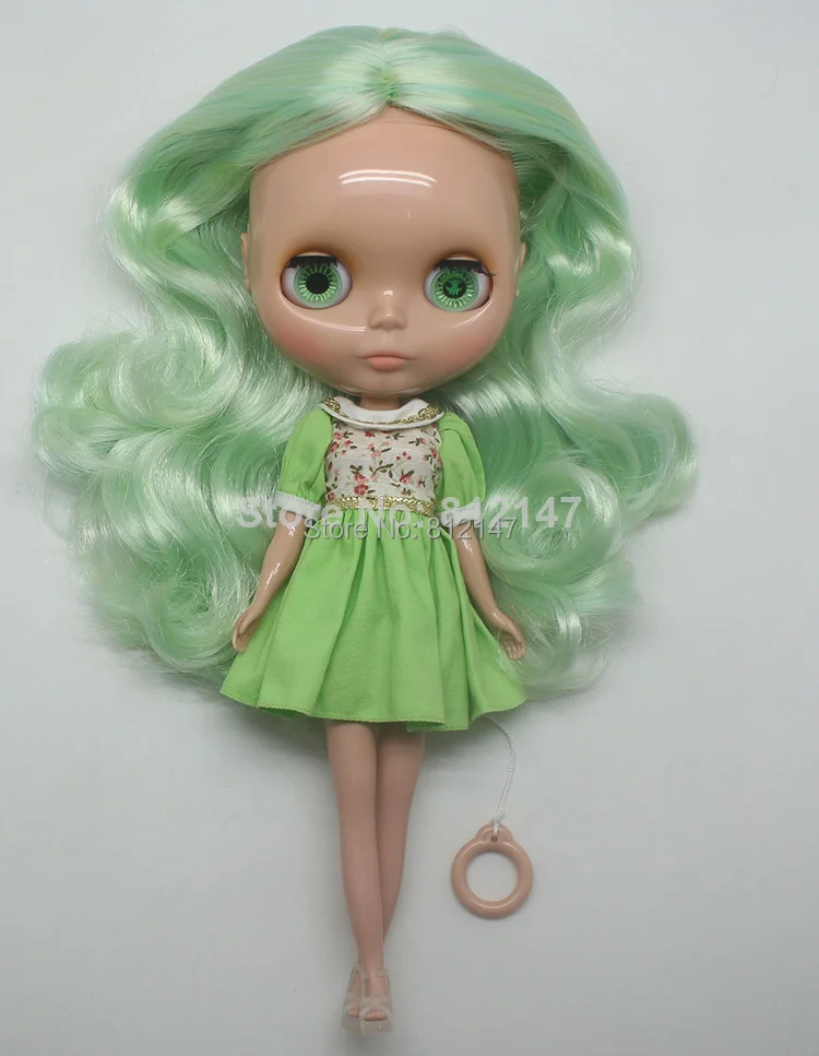 Ню куклы(Зеленая мята волосы, загар кожи
