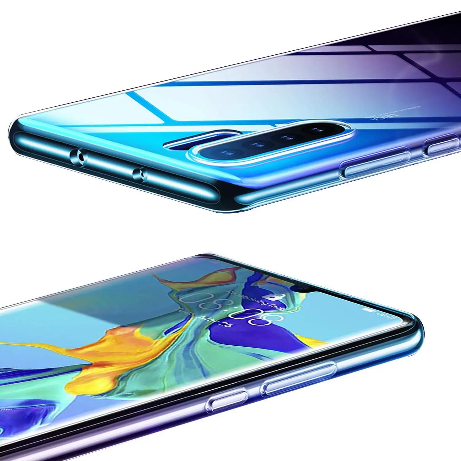 Чехол для huawei P Smart P30 Pro P20 P10 Plus mate 20 Lite Nova 3 4 3i Honor 9 10 10i View V10 20, прозрачный мягкий гелевый Чехол из ТПУ