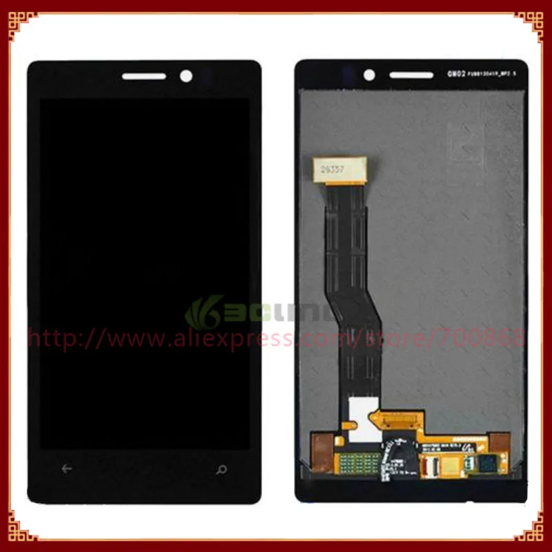 5PCS/LOT Mobile Phone LCD For Nokia Lumia 925 With Touch Screen Full Set Assembly Free Shipping by DHL