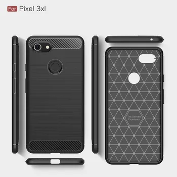 

Luxury Case for Google Pixel 3XL Carbon case for Google Pixel 3a Soft TPU Cover for Google Pixel3a XL DHL Free shipping 100pcs