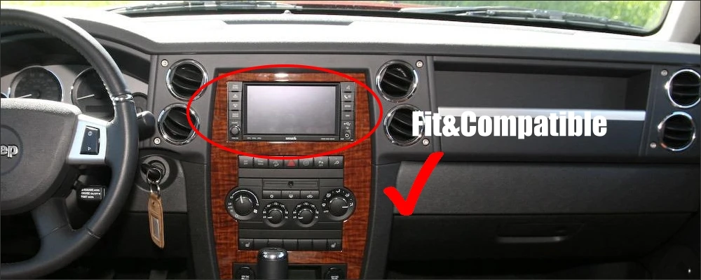 Top Liandlee For Jeep Commander 2008~2010 Android Car Radio CD DVD Player GPS Navi Navigation Maps Camera OBD TV Screen Multimedia 7