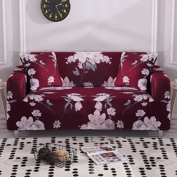 

Lellen Universal sofa cover Printed couch cover Polyester floral bench Covers Elastic stretchy Furniture Christmas Slipcovers
