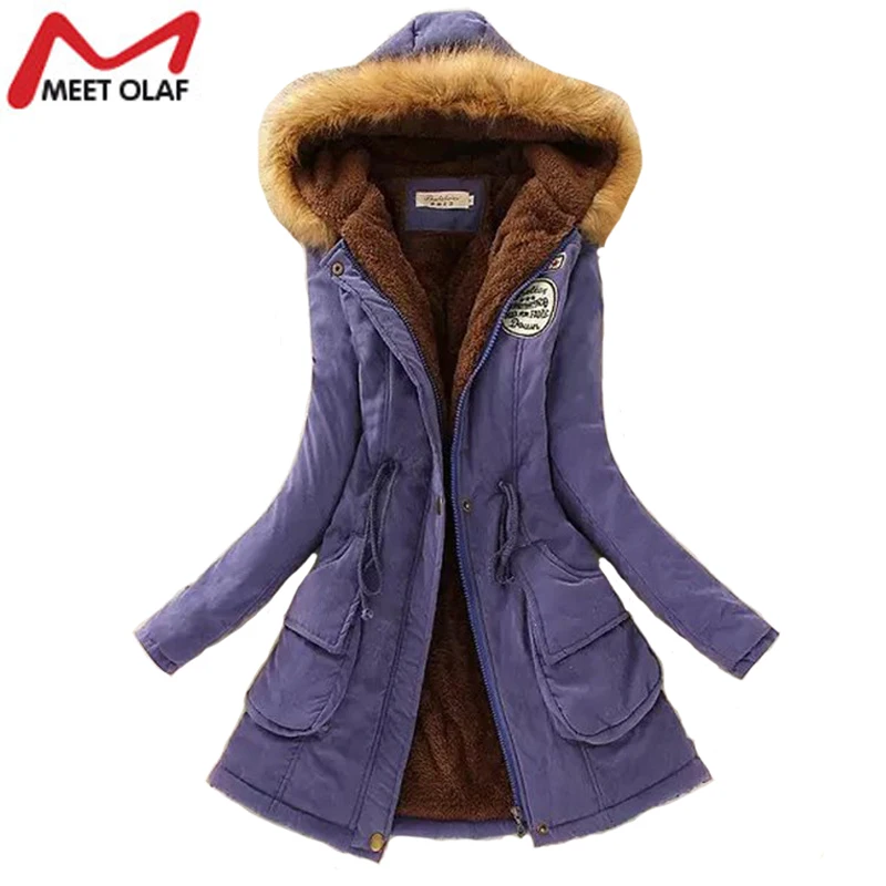 Winter Coat and Jacket Women Fashion Womens Fur Collar