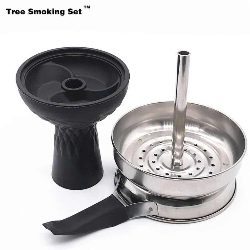 

Vortex Style Silicone Hookah Tobacco Bowl Shisha pot Hookahs Chicha Narguile Accessories For Kaloud Lotus Drop Shipping Gift