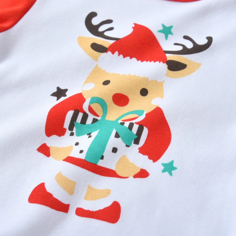 Christmas Baby Clothing Newborn Kid Baby Girl New Born Baby Clothes Long Sleeve Romper+Pants+Hat Outfit Set