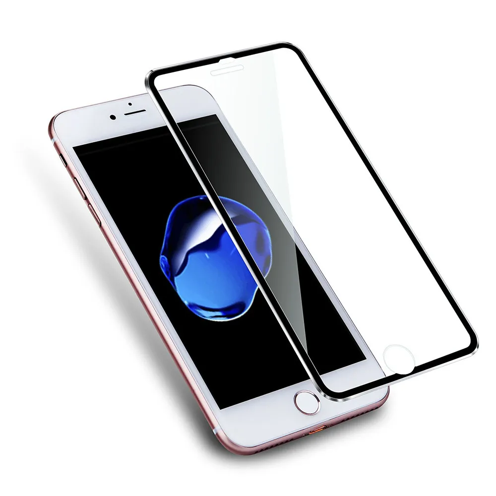 3D Gebogene Rand Klar Gehärtetem Glas Full Coverage Für iPhone 7 Plus 7 Titan Schutz Film Screen Pr