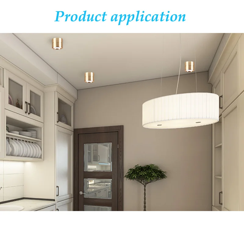 4 Color New LED Downlight 3W 5W 7W 9W 12W Round Surface mount Lamp 220V 110V Led Bulb Bedroom Kitchen Indoor LED Spot Lighting