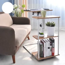 High quality liftable laptop desk Modern minimalist bedside table with small table Folding mobile bedside table corner table.