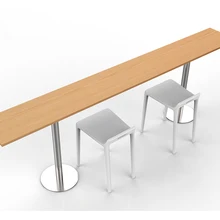 Удобный магазин приспособлений Кофейня стол доска стол стулья набор для общения напиток Досуг бар магазин мебель сборка