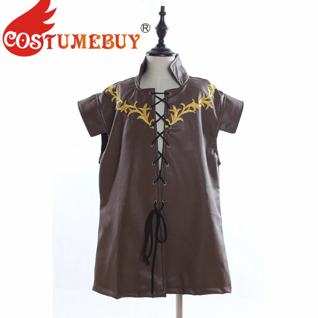

CostumeBuy Game Of Thrones Tyrion Lannister Costume Adult Mens Medieval Leather Top Vest Coat Jacket L920
