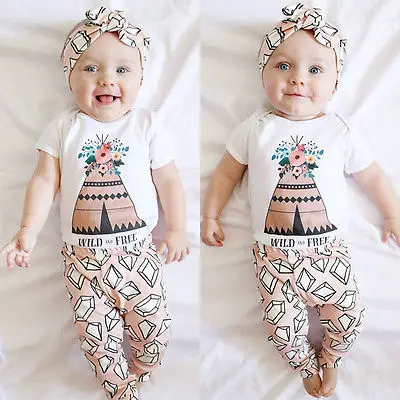 

2016 NEW Fashion Details about Newborn Infant Baby Girl Floral Romper Jumpsuit Outfits Sunsuit Clothes