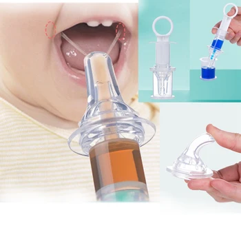 

Baby Needle Medicine Dispenser With Measuring Cup PP Syringe Device Drug Feeder Newborn Infant Drug Dropper Kids Medicine Given