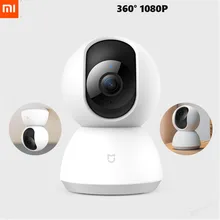 Xiaomi mi jia умный дом безопасности Cam 1080P HD 360 градусов ночного видения веб-камера IP Cam wifi для mi Home управление приложением