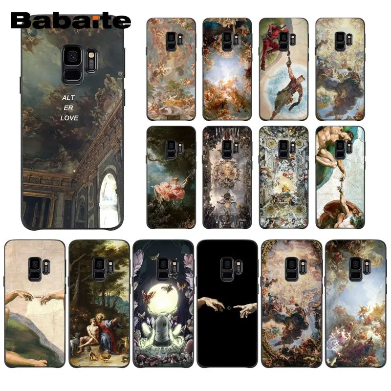

Babaite palace of versailles Creation of Adam Art Phone Case for Samsung Galaxy S9 plus S7 edge S10 Plus S10E S10lite S8 plus
