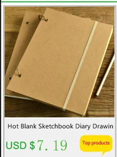 New Sketch Book Blank Sketchbook Diary Drawing Graffiti Painting Karft Notebook 90 sheets Office School Supplies Gift