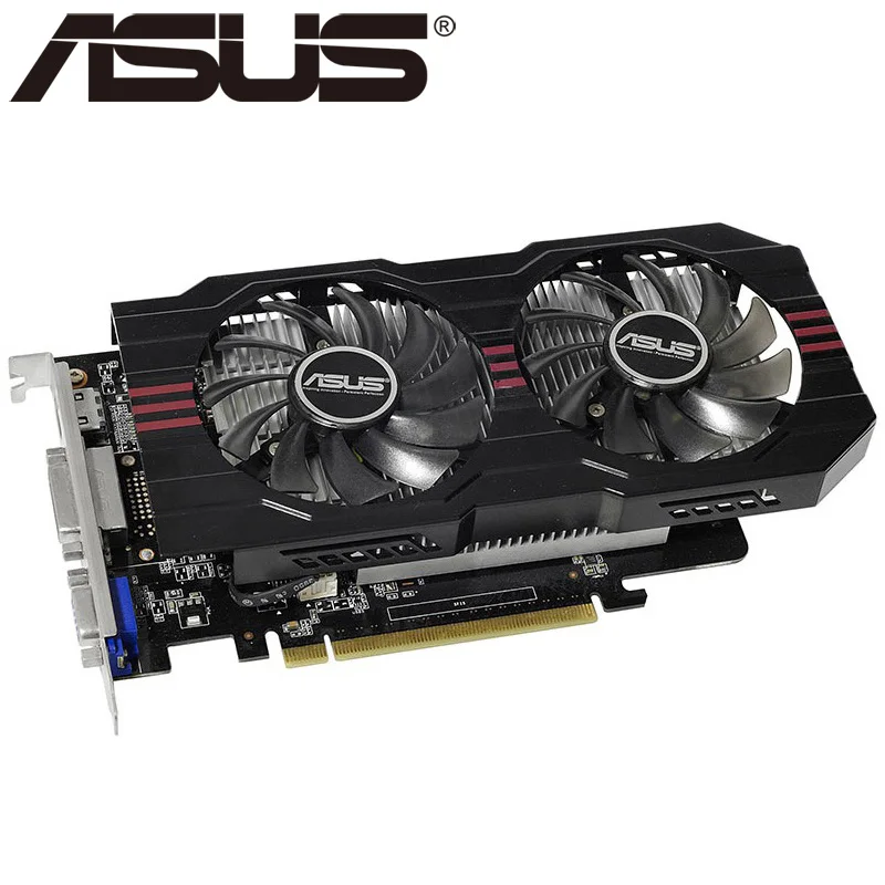 Видеокарта ASUS, оригинальная Видеокарта GTX 750, 2 Гб, 128 бит, GDDR5, видеокарты для nVIDIA, видеокарты VGA, Geforce GTX750, Hdmi, Dvi, используется в продаже