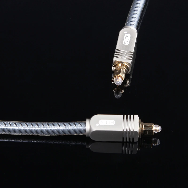 Optical Audio Cable OD8.0 Digital SPDIF Fiber Optic Toslink to toslink Audio Cable from EMK (1)