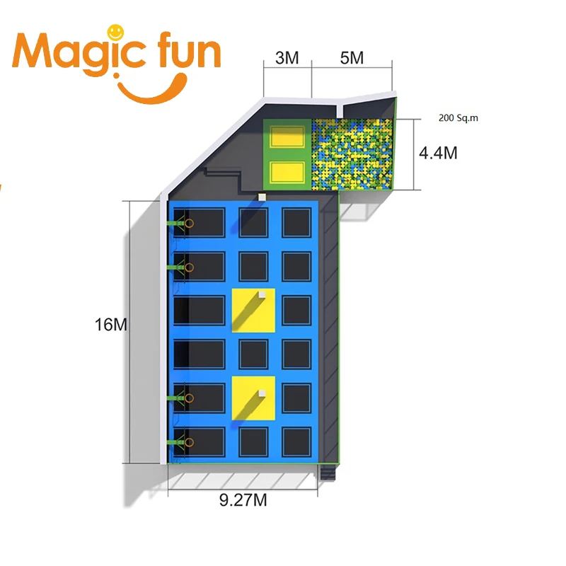 Рисунок 2 - Настенный батут MAGICFUN и наружное