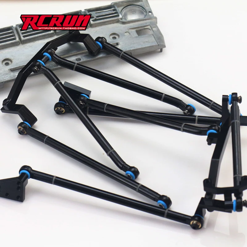 RCRUN CNC front and rear axle pull rod tie rod for 110 rc car TF2 in