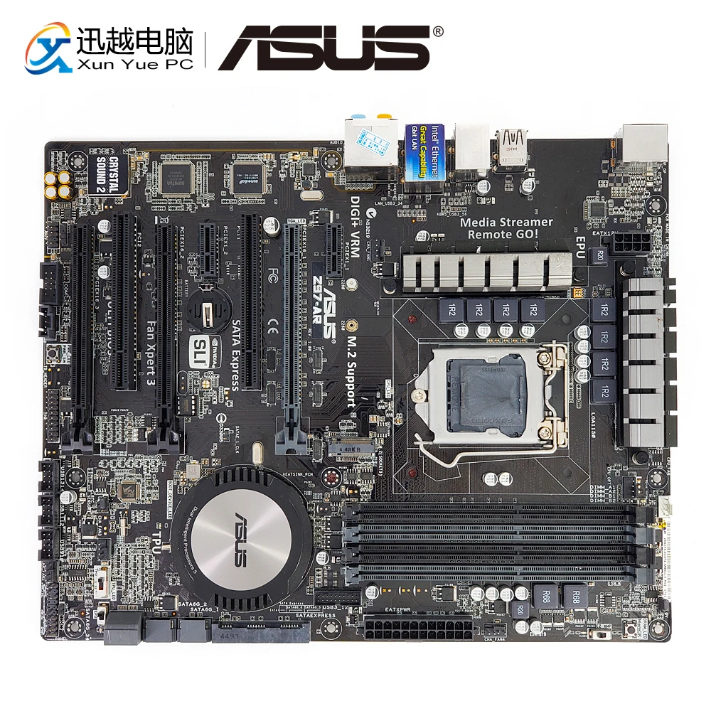 

Asus Z97-AR Desktop Motherboard Z97 Socket LGA 1150 For Core i7 i5 i3 DDR3 32G SATA3 USB3.0 M.2 HDMI ATX Original Used Mainboard