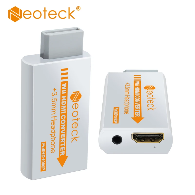 Neoteck высокое качество wii в HDMI конвертер Поддержка Full HD 720P 1080P 3,5 мм аудио wii 2HDMI адаптер для HDTV wii конвертер