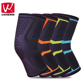 

CAMEWIN 2 PCS Knee Protector Sports Running Riding Basketball Knee Pads for Men and Woman High-quality Breathable Knee Guard